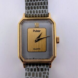 PULSAR V230-5200 RO Ladies Quartz Watch - Working! New Battery